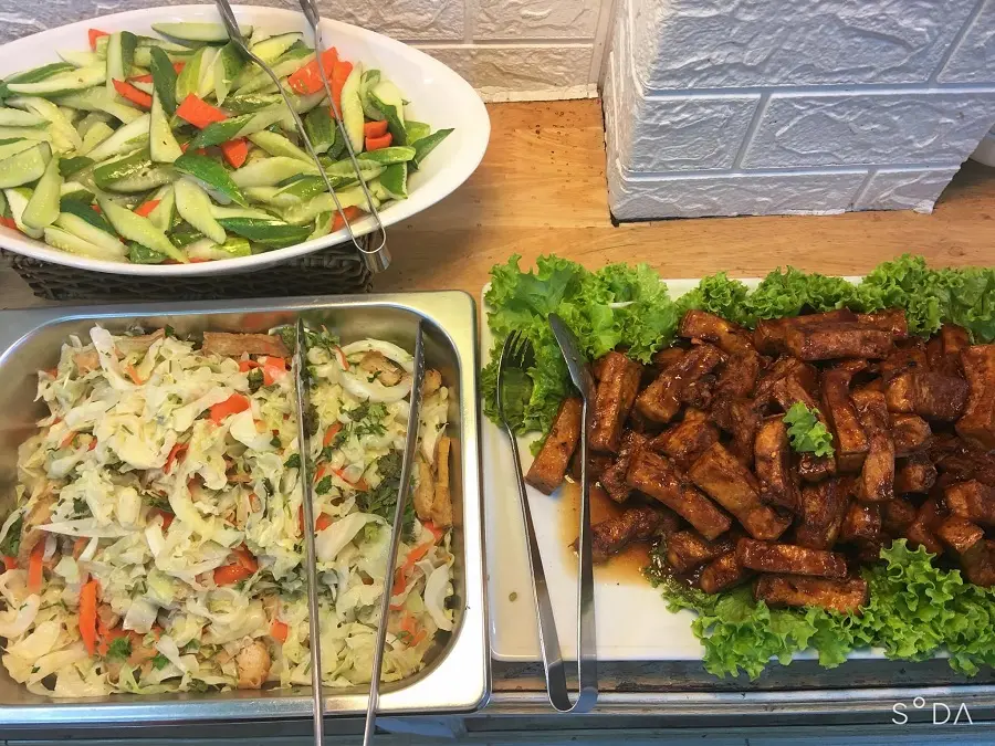 8 Nhà hàng buffet chay ở Sài Gòn giá 50.000 đô la: Người ăn chay không nên bỏ lỡ