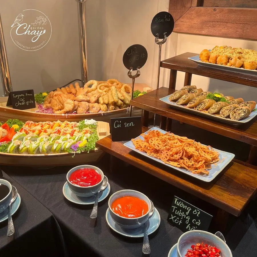 Top 9 Nhà hàng Buffet Chay Giá Rẻ Tại Thành Phố Hồ Chí Minh, Ăn thỏa thích mà không lo về giá
