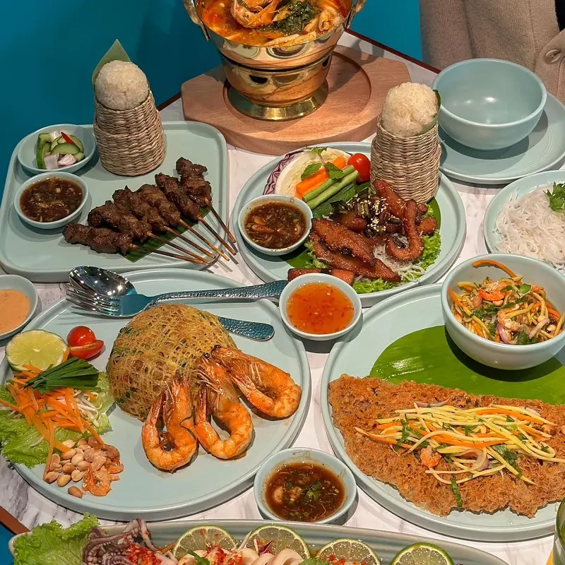 Năm nhà hàng Thái được ghé thăm nhiều nhất trên phố Gaosheng