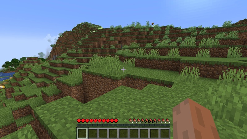 Thế giới mở rộng lớn trong Minecraft