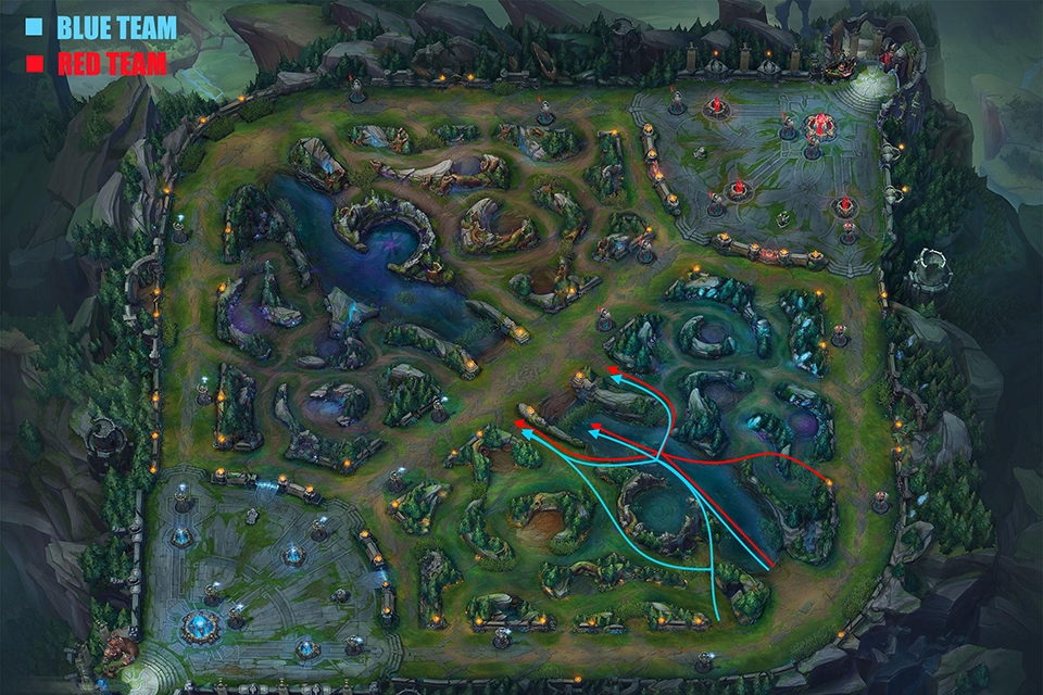 Roam là gì trong game MOBA