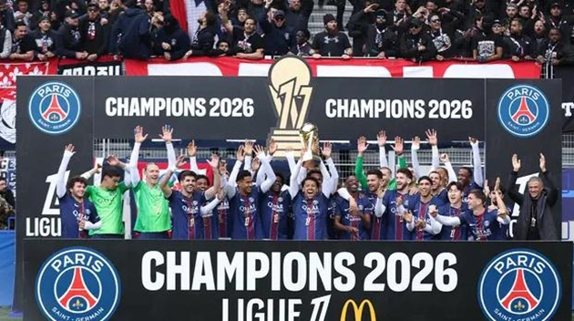 Lý do PSG nâng cúp vô địch Ligue 1 ngay trước khi thi đấu